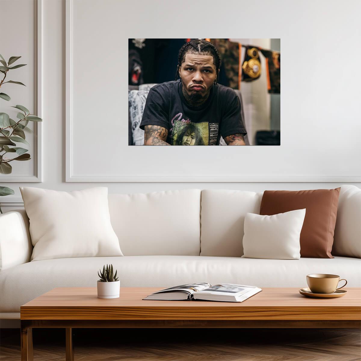 Gervonta Tank Davis | Boxing Champion Poster | Combat Sports Legend Art - Sports Poster