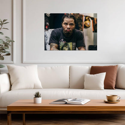 Gervonta Tank Davis | Boxing Champion Poster | Combat Sports Legend Art - Sports Poster