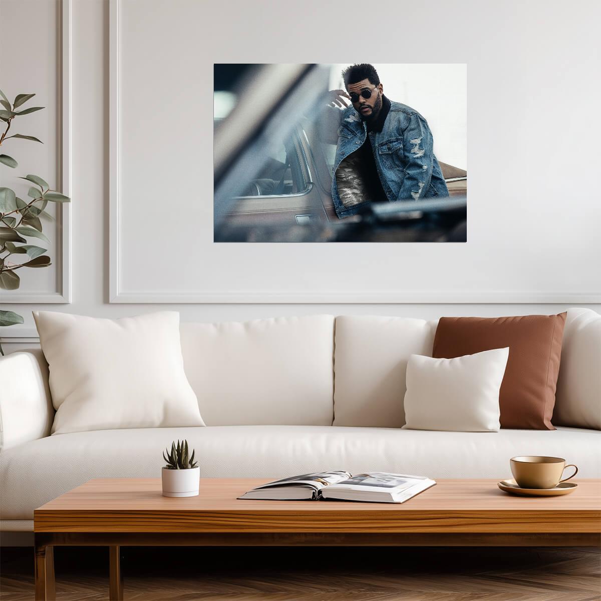 The Weeknd Starboy Era Photoshoot | Modern R&B Poster | Music Celebrity Wall Art - Music Poster