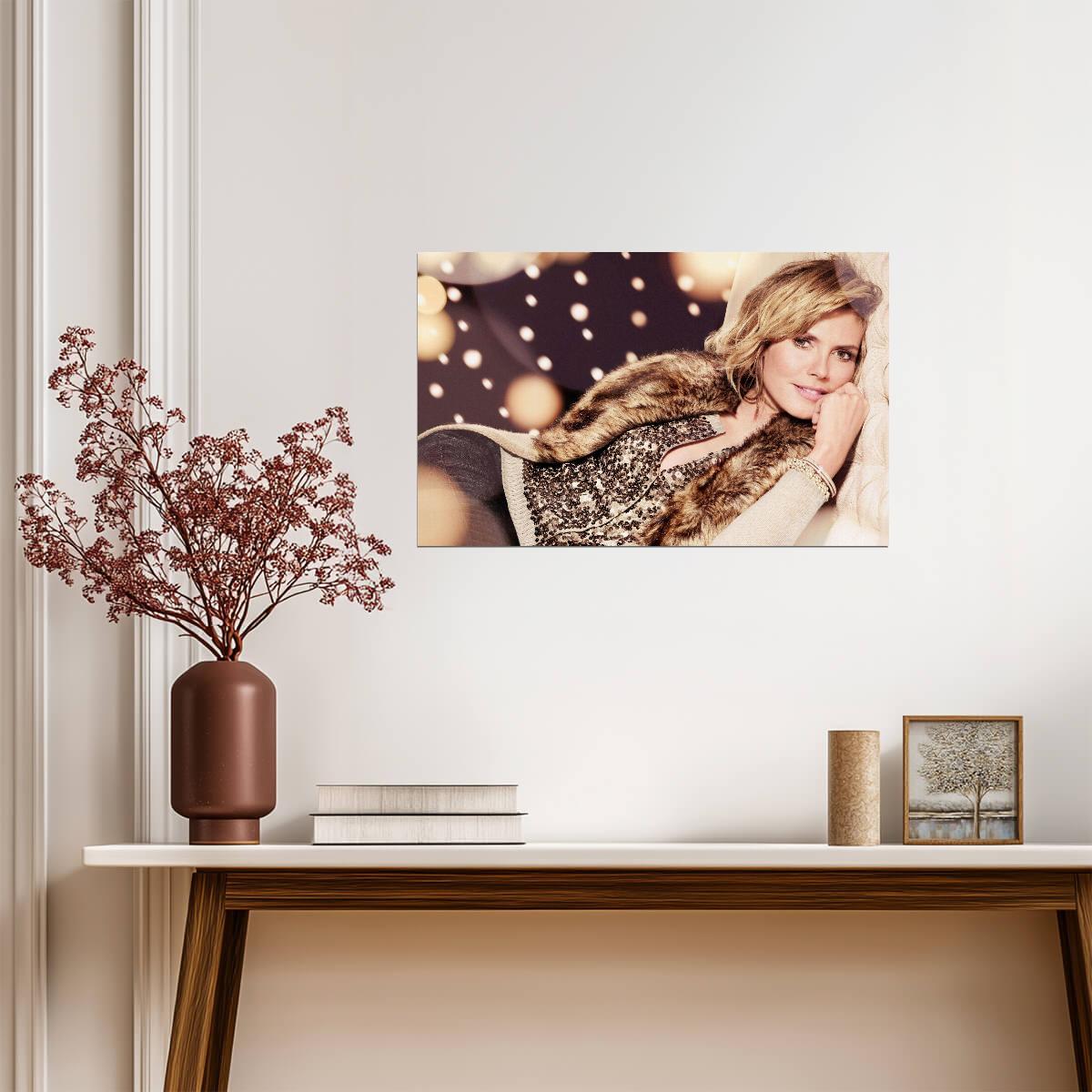 Heidi Klum | Warm Tone Photo | Fan Gift Poster - Celebrities Poster