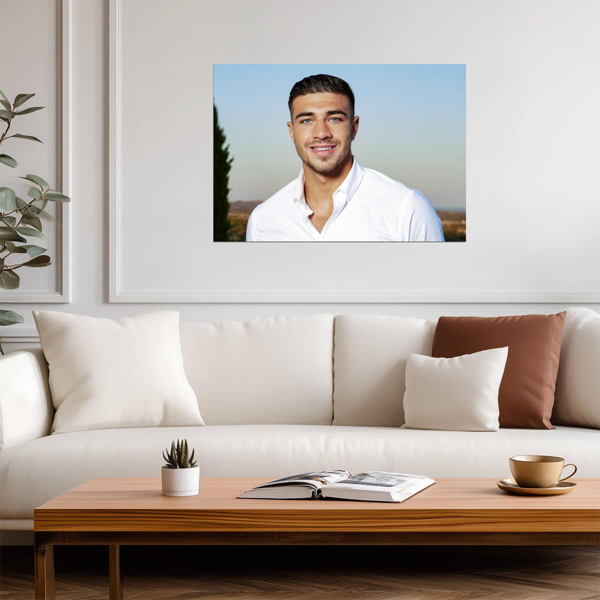Tommy Fury British Boxer | Professional Boxing Portrait Poster | Combat Sports Wall Art - Sports Poster