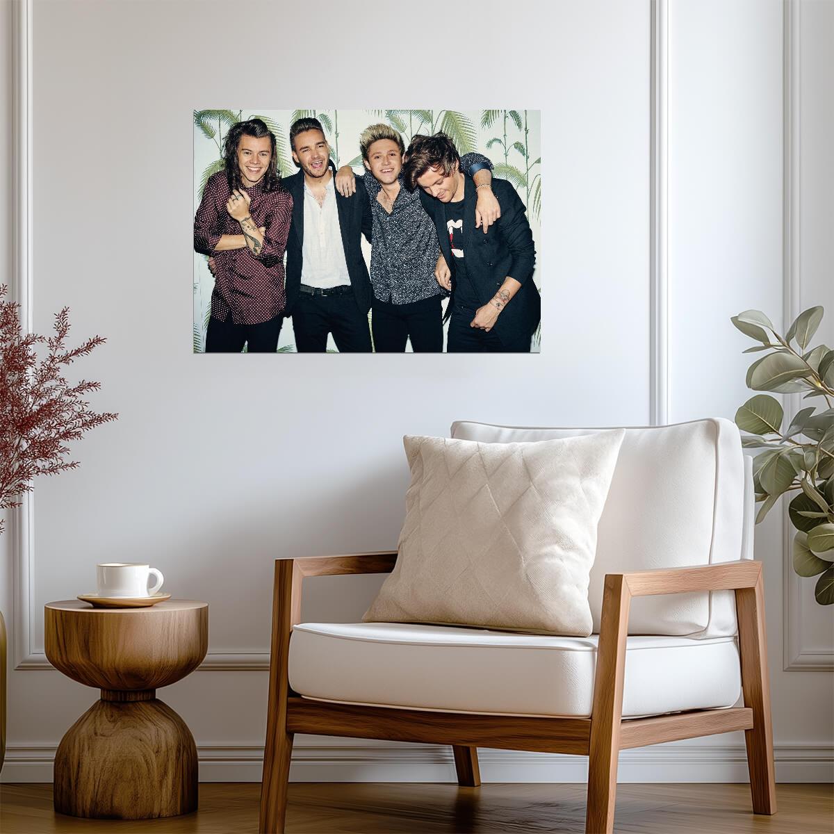One Direction Candid Group Photo | Four Member Era | Pop Music Poster - Music Poster