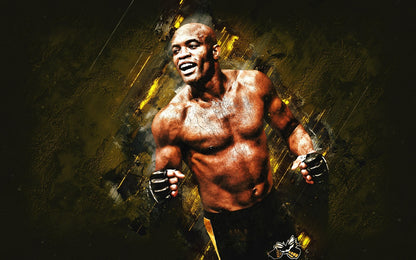 Anderson Silva The Spider | MMA Legend Poster | Abstract Combat Sports Art - Sports Poster