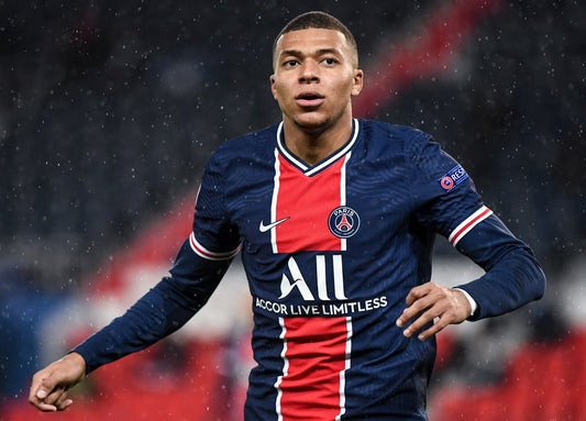 Kylian Mbappe Paris Saint-Germain | Soccer Action Poster | French Football Star Decor - Sports Poster