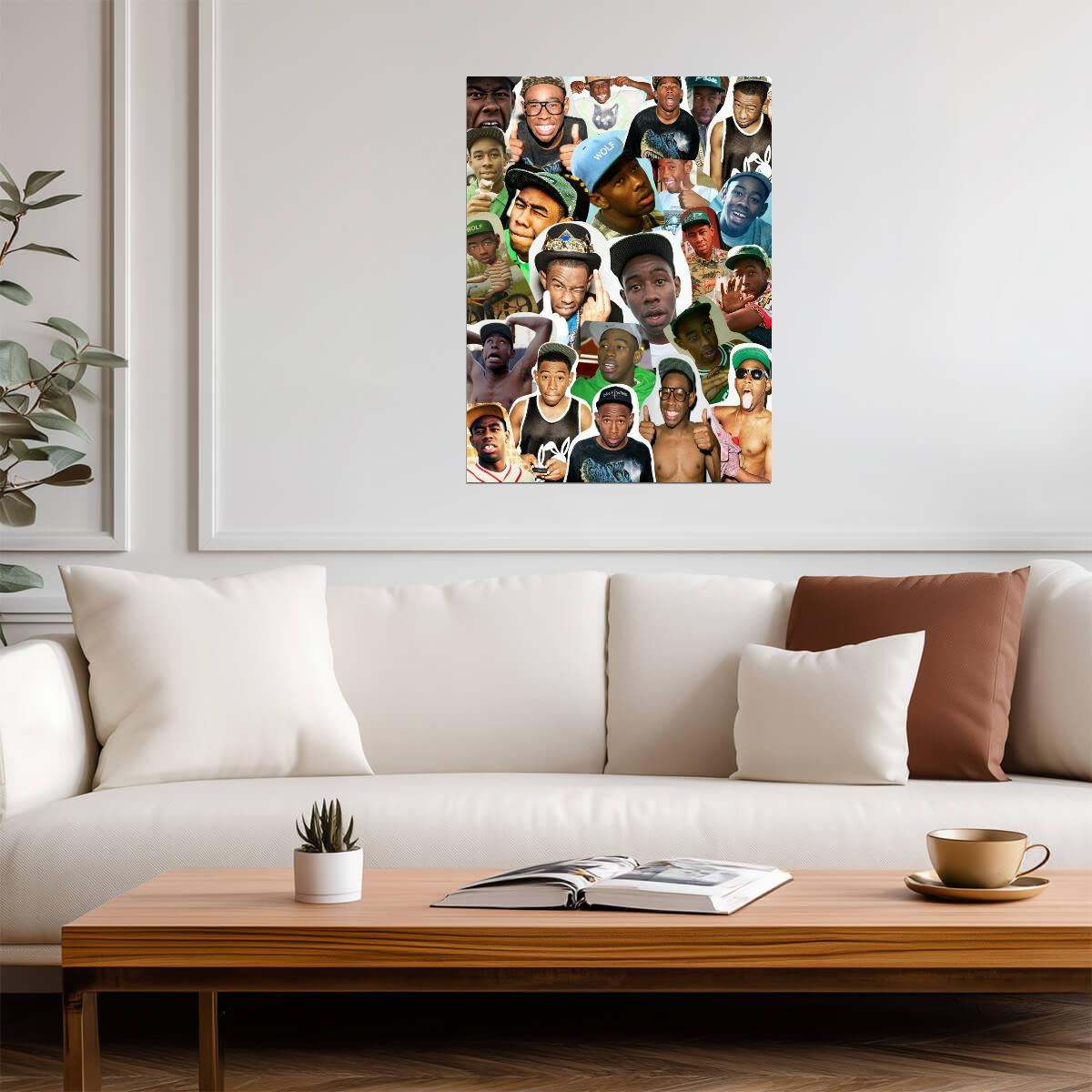 Tyler The Creator Collage | Odd Future Era Poster | Hip Hop Tribute Art - Music Poster