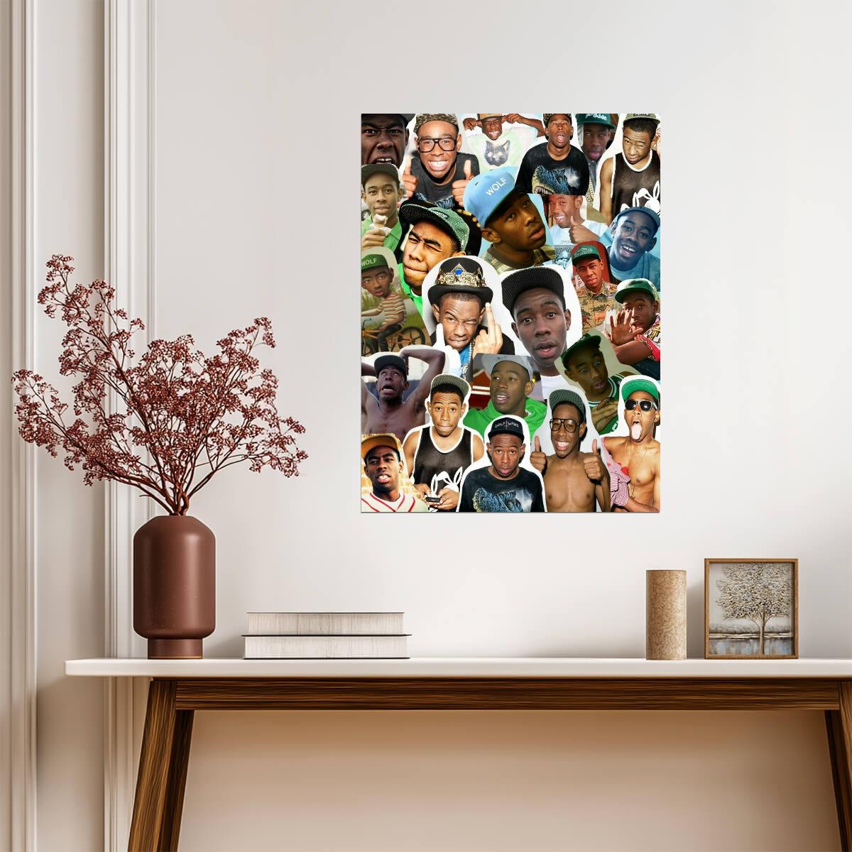 Tyler The Creator Collage | Odd Future Era Poster | Hip Hop Tribute Art - Music Poster