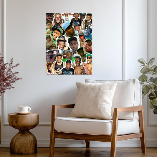 Tyler The Creator Collage | Odd Future Era Poster | Hip Hop Tribute Art - Music Poster