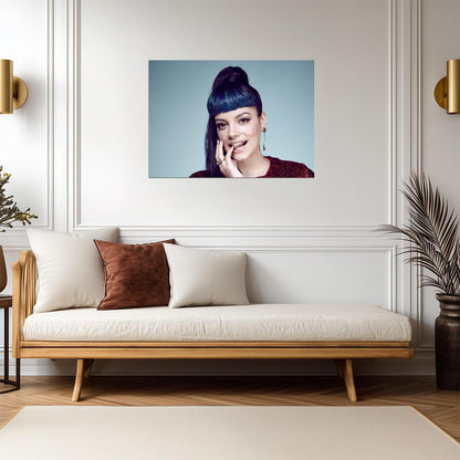 Lily Allen Poster | British Pop Singer Print - Music Poster