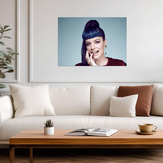 Lily Allen Poster | British Pop Singer Print - Music Poster