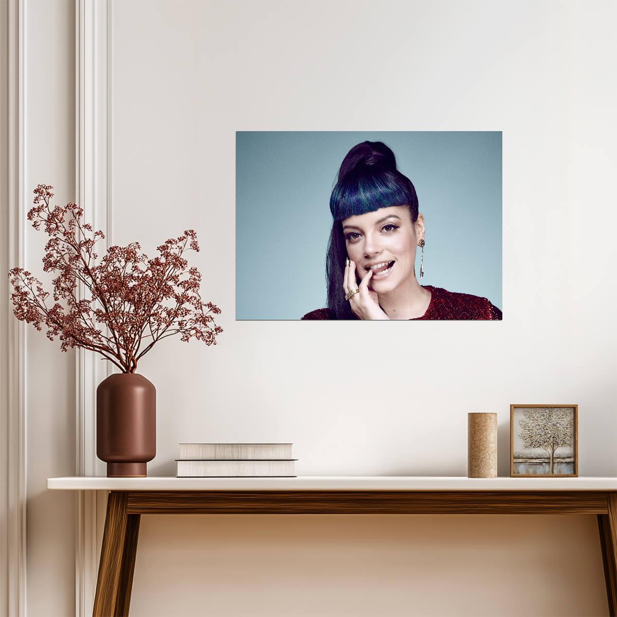 Lily Allen Poster | British Pop Singer Print - Music Poster