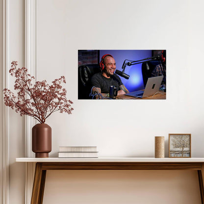 Joe Rogan The Joe Rogan Experience | Live Podcast Photo Poster | Man Cave Decor - Celebrities Poster