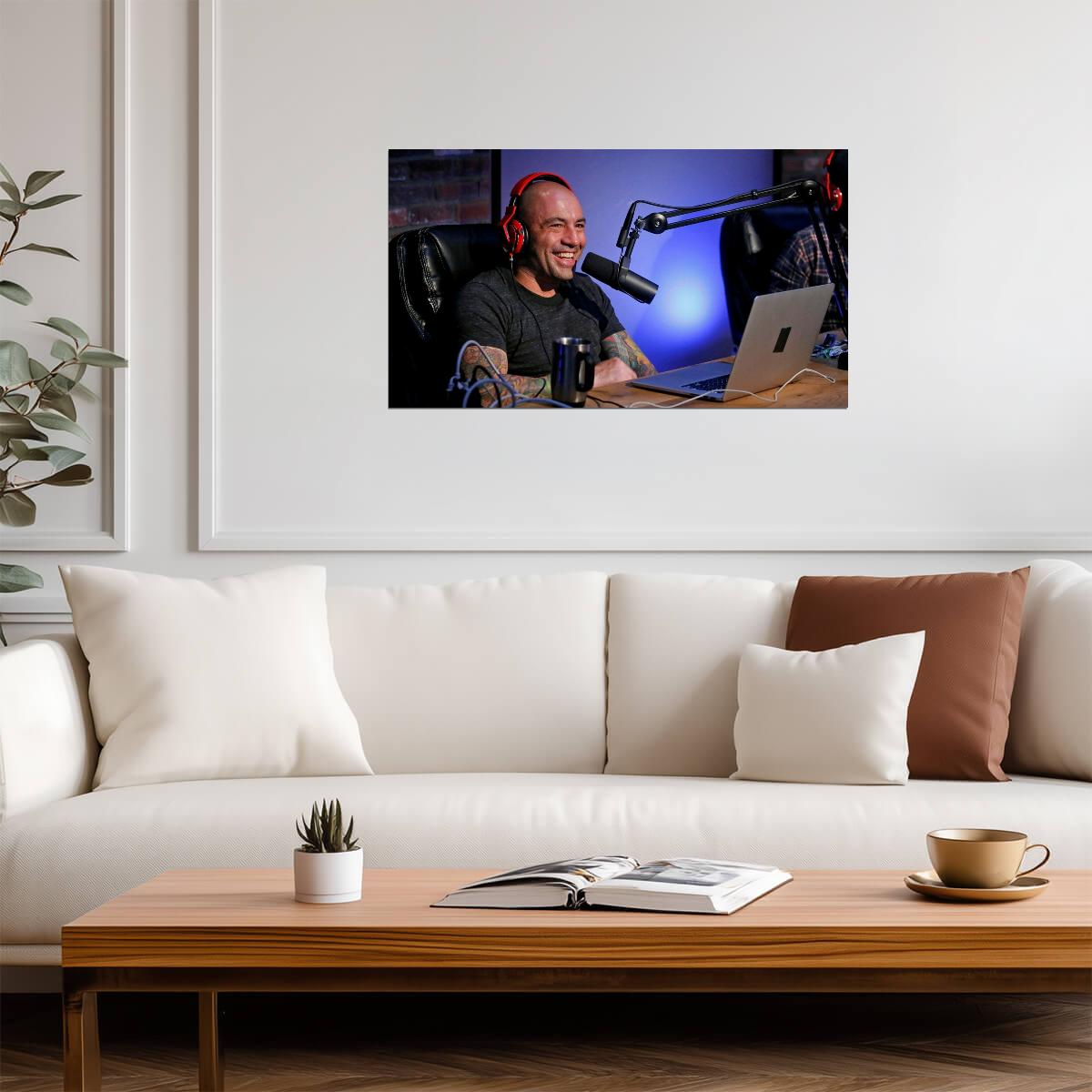 Joe Rogan The Joe Rogan Experience | Live Podcast Photo Poster | Man Cave Decor - Celebrities Poster