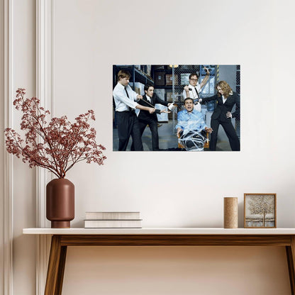The Office Michael Scott Taped to Chair | Funny TV Show Poster | Classic Sitcom Wall Art - Movies & TV Poster