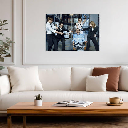 The Office Michael Scott Taped to Chair | Funny TV Show Poster | Classic Sitcom Wall Art - Movies & TV Poster