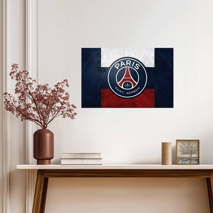 Paris Saint-Germain Crest | Soccer Poster | French Ligue 1 Fan Art - Sports Poster