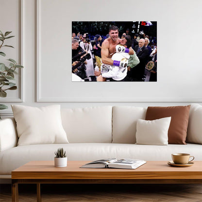 Tommy Fury Emotional Victory Celebration | Boxing Poster | Combat Sports Photography - Sports Poster