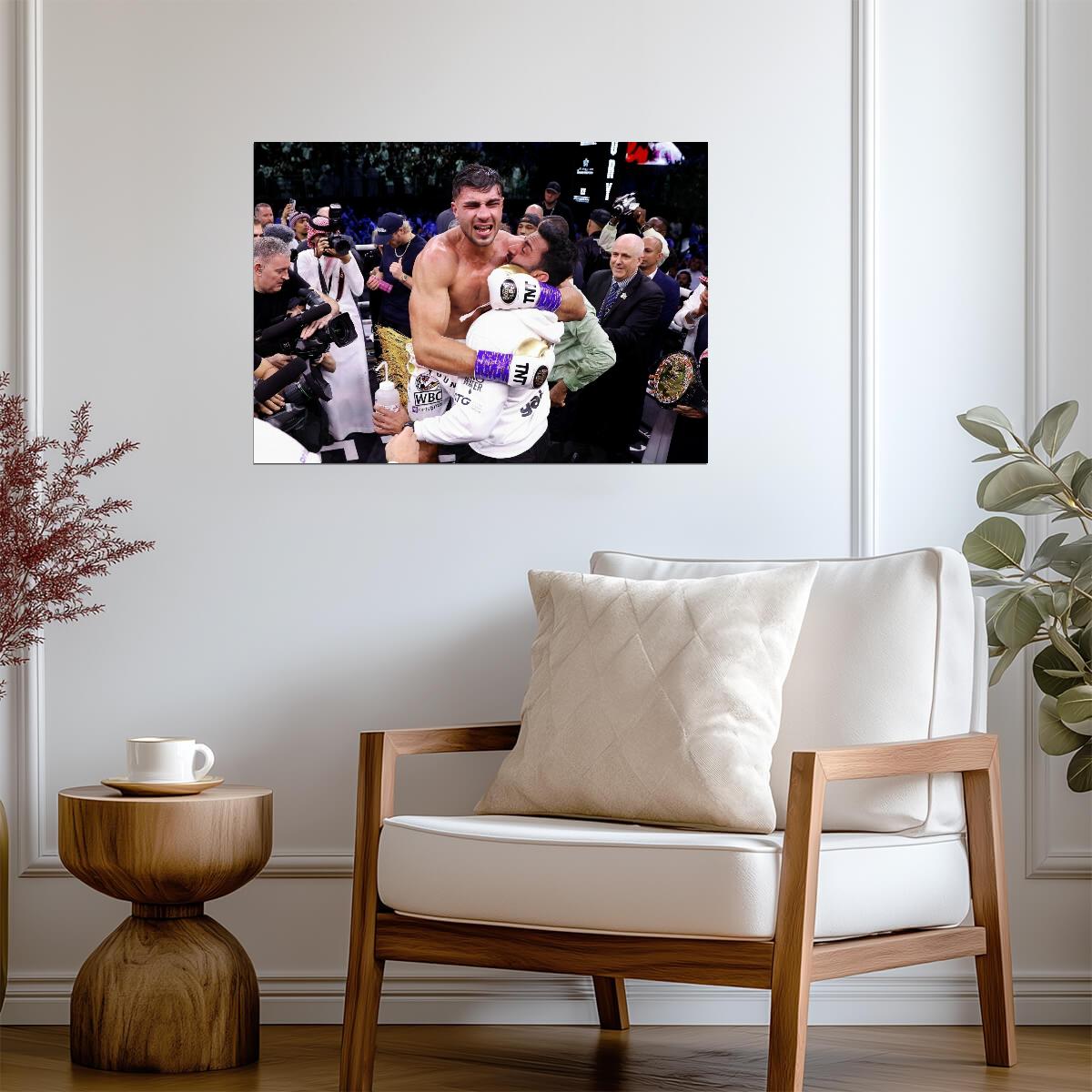 Tommy Fury Emotional Victory Celebration | Boxing Poster | Combat Sports Photography - Sports Poster