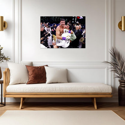 Tommy Fury Emotional Victory Celebration | Boxing Poster | Combat Sports Photography - Sports Poster