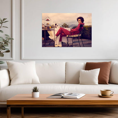 Timothee Chalamet Fashion Photoshoot | Modern Actor Poster | Relaxed Rooftop Wall Art - Celebrities Poster
