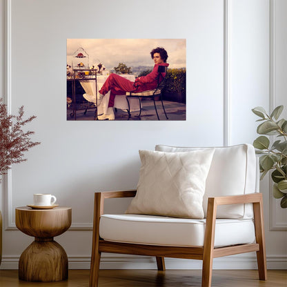 Timothee Chalamet Fashion Photoshoot | Modern Actor Poster | Relaxed Rooftop Wall Art - Celebrities Poster
