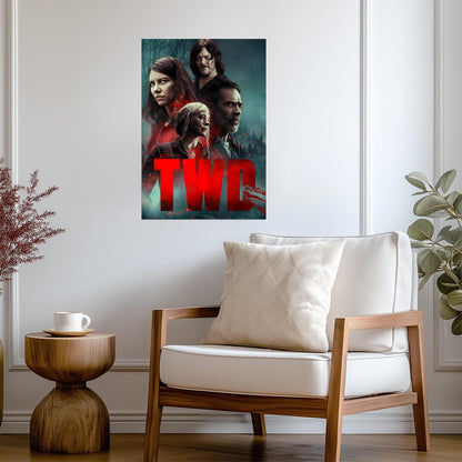 The Walking Dead TWD | Negan Maggie Daryl & Carol | Final Season TV Show Poster - Movies & TV Poster
