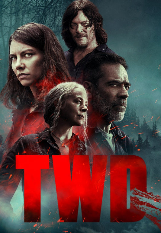 The Walking Dead TWD | Negan Maggie Daryl & Carol | Final Season TV Show Poster - Movies & TV Poster