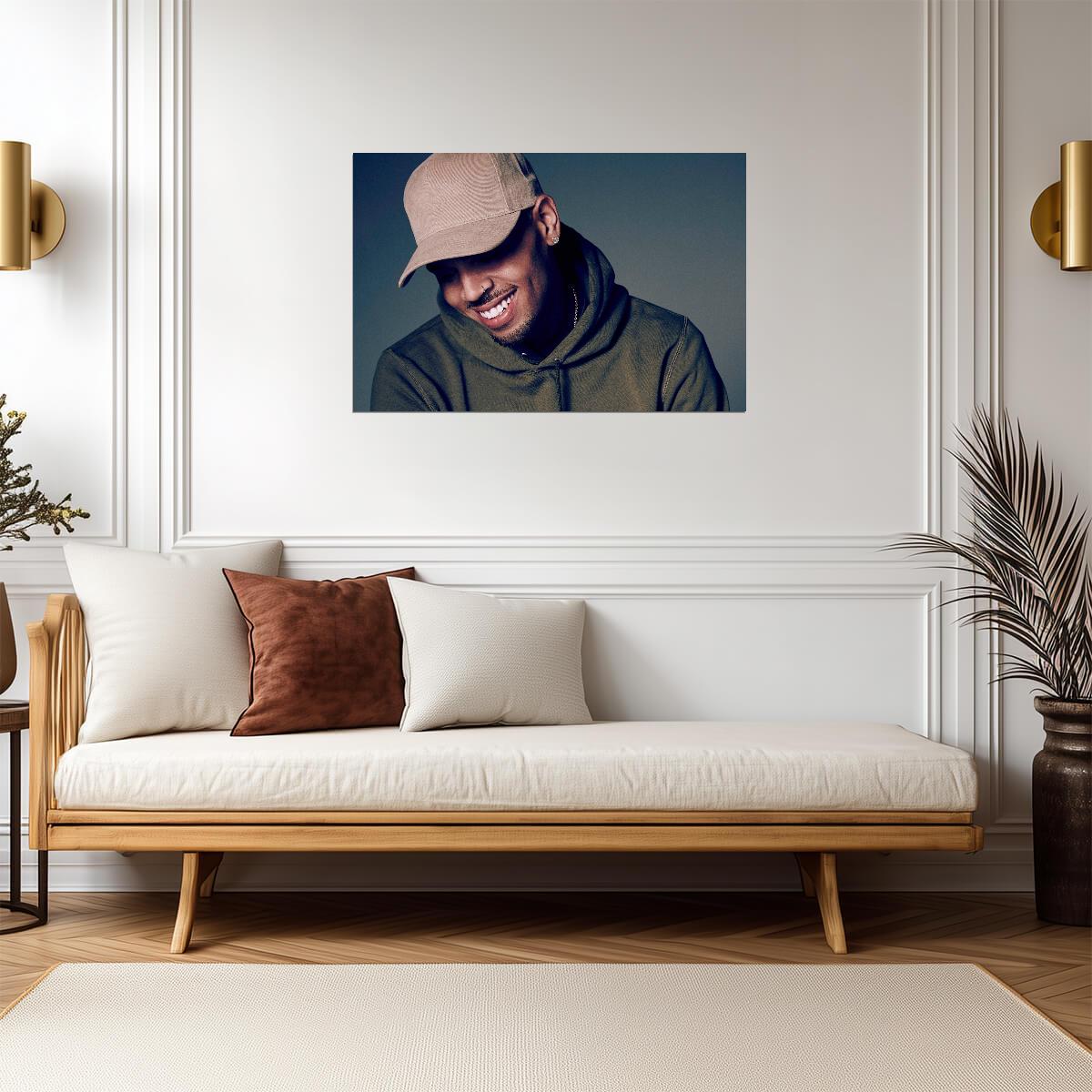 Chris Brown | Urban Music Icon | Star Portrait Poster - Music Poster