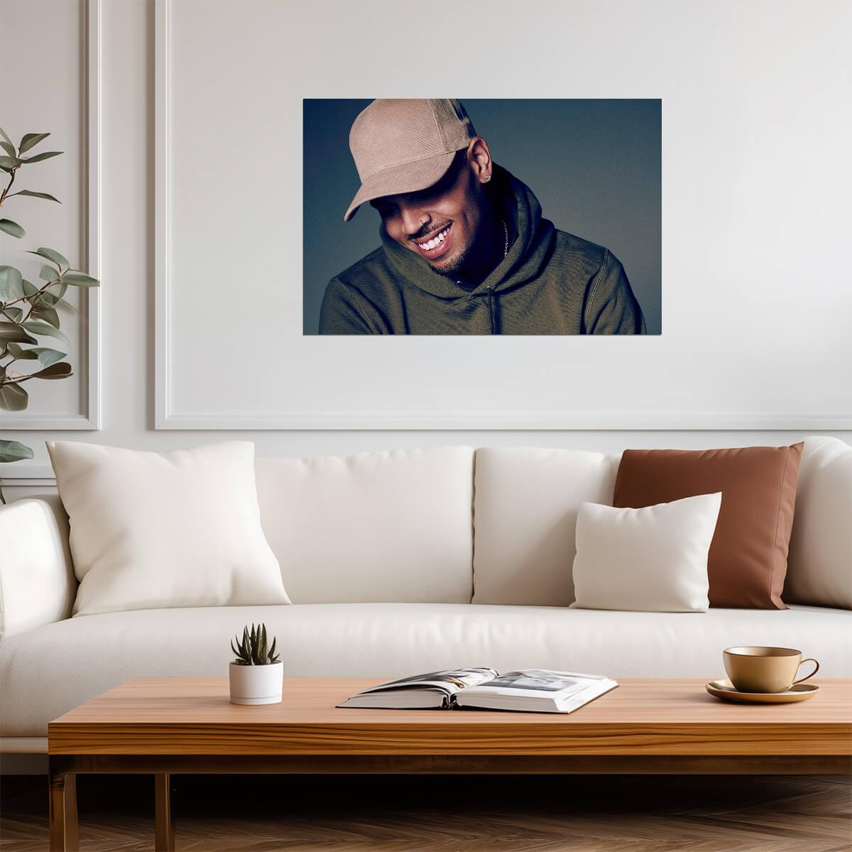 Chris Brown | Urban Music Icon | Star Portrait Poster - Music Poster