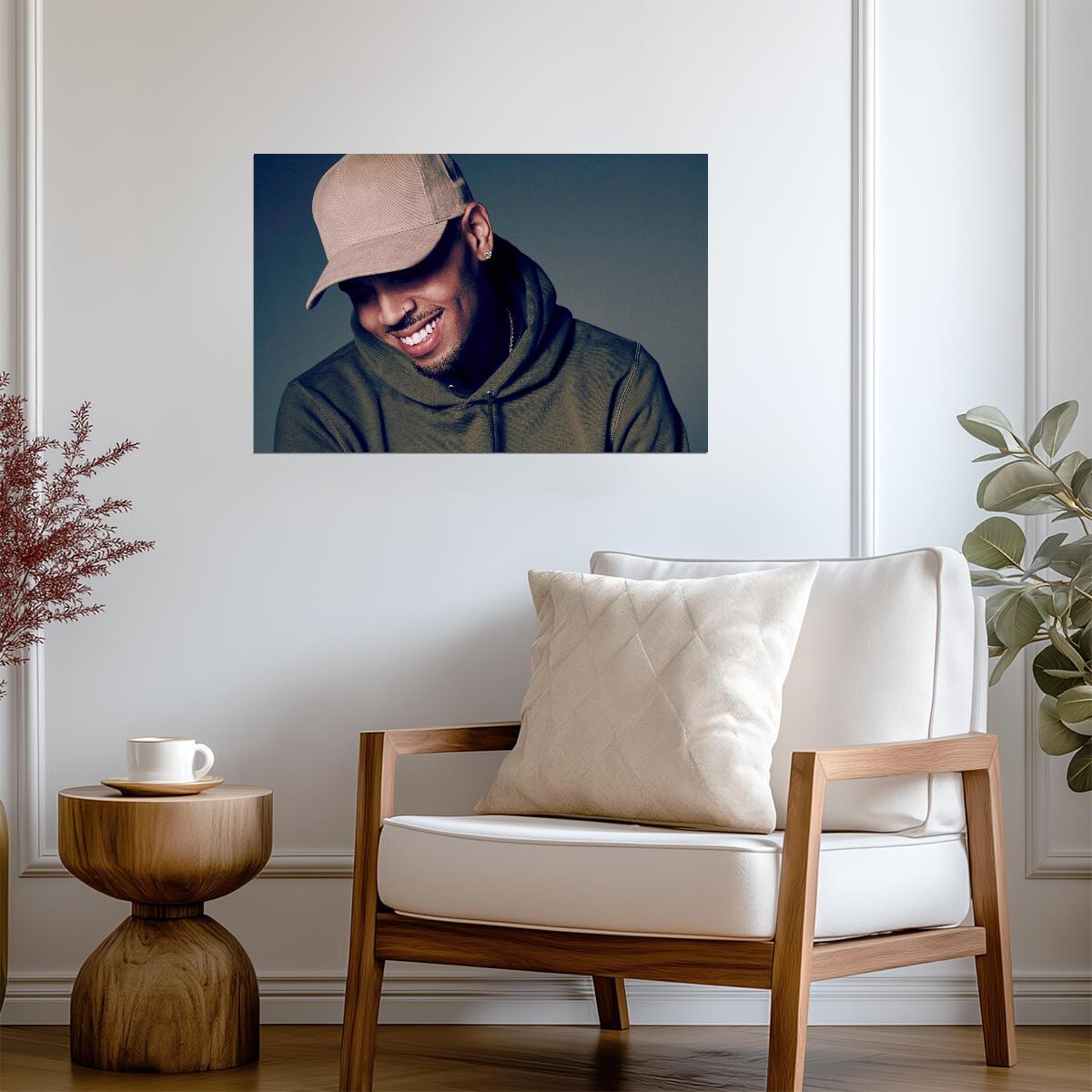 Chris Brown | Urban Music Icon | Star Portrait Poster - Music Poster