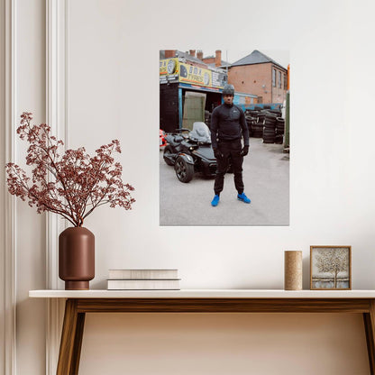 Bugzy Malone with Can-Am Spyder | UK Rapper Poster | Urban Music Wall Art - Music Poster