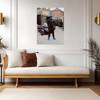 Bugzy Malone with Can-Am Spyder | UK Rapper Poster | Urban Music Wall Art - Music Poster