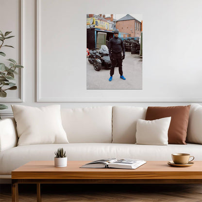 Bugzy Malone with Can-Am Spyder | UK Rapper Poster | Urban Music Wall Art - Music Poster