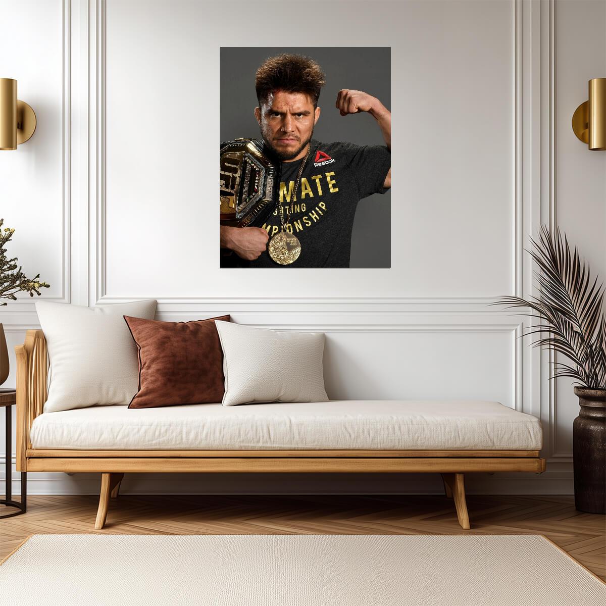 Henry Cejudo Triple C | MMA Fighter Poster | Combat Sports Legend Art - Sports Poster