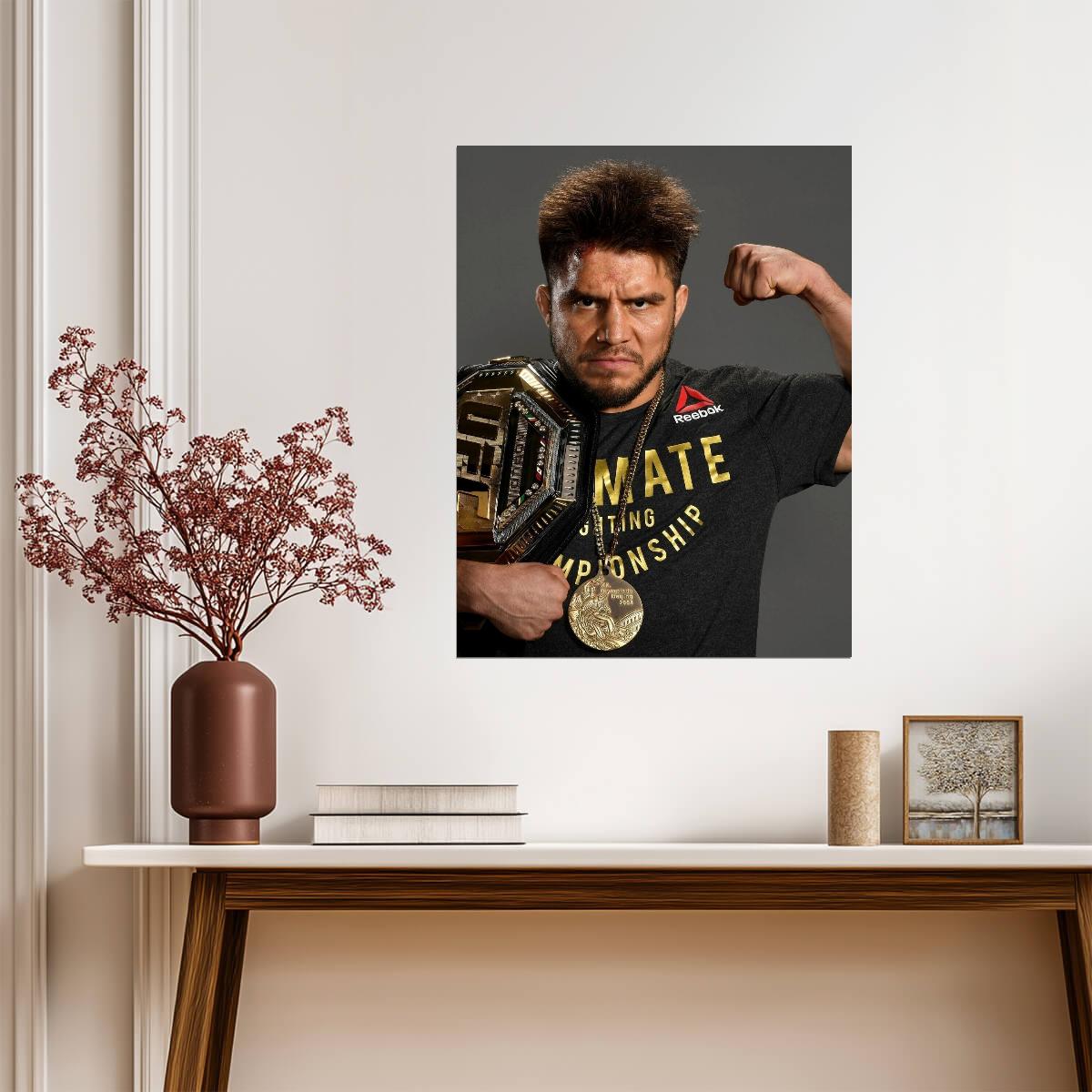 Henry Cejudo Triple C | MMA Fighter Poster | Combat Sports Legend Art - Sports Poster