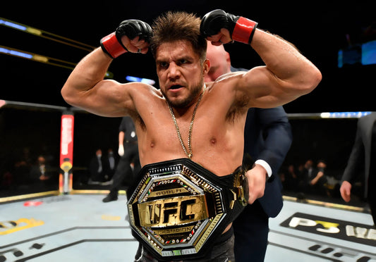 Henry Cejudo Flexing With Belt | UFC Poster | Triple C Champion Decor - Sports Poster