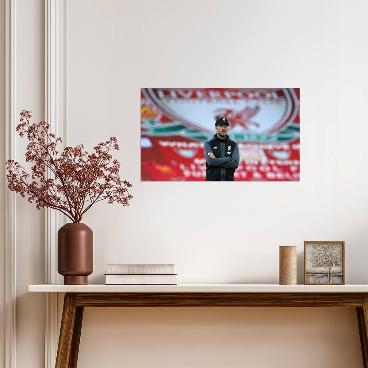 Jurgen Klopp Liverpool FC Manager | Soccer Poster | Sports Photography Wall Art - Sports Poster