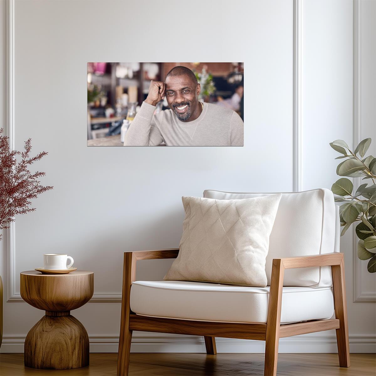 Idris Elba | Neutral Tone Art | Film Poster - Celebrities Poster
