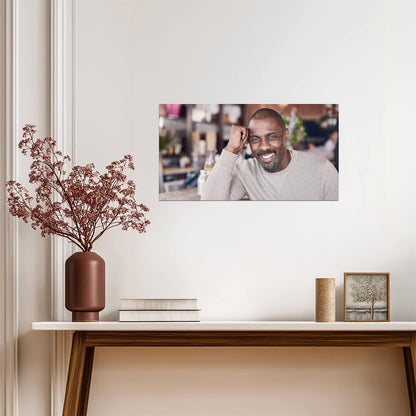 Idris Elba | Neutral Tone Art | Film Poster - Celebrities Poster