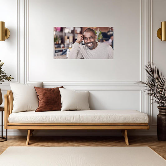 Idris Elba | Neutral Tone Art | Film Poster - Celebrities Poster