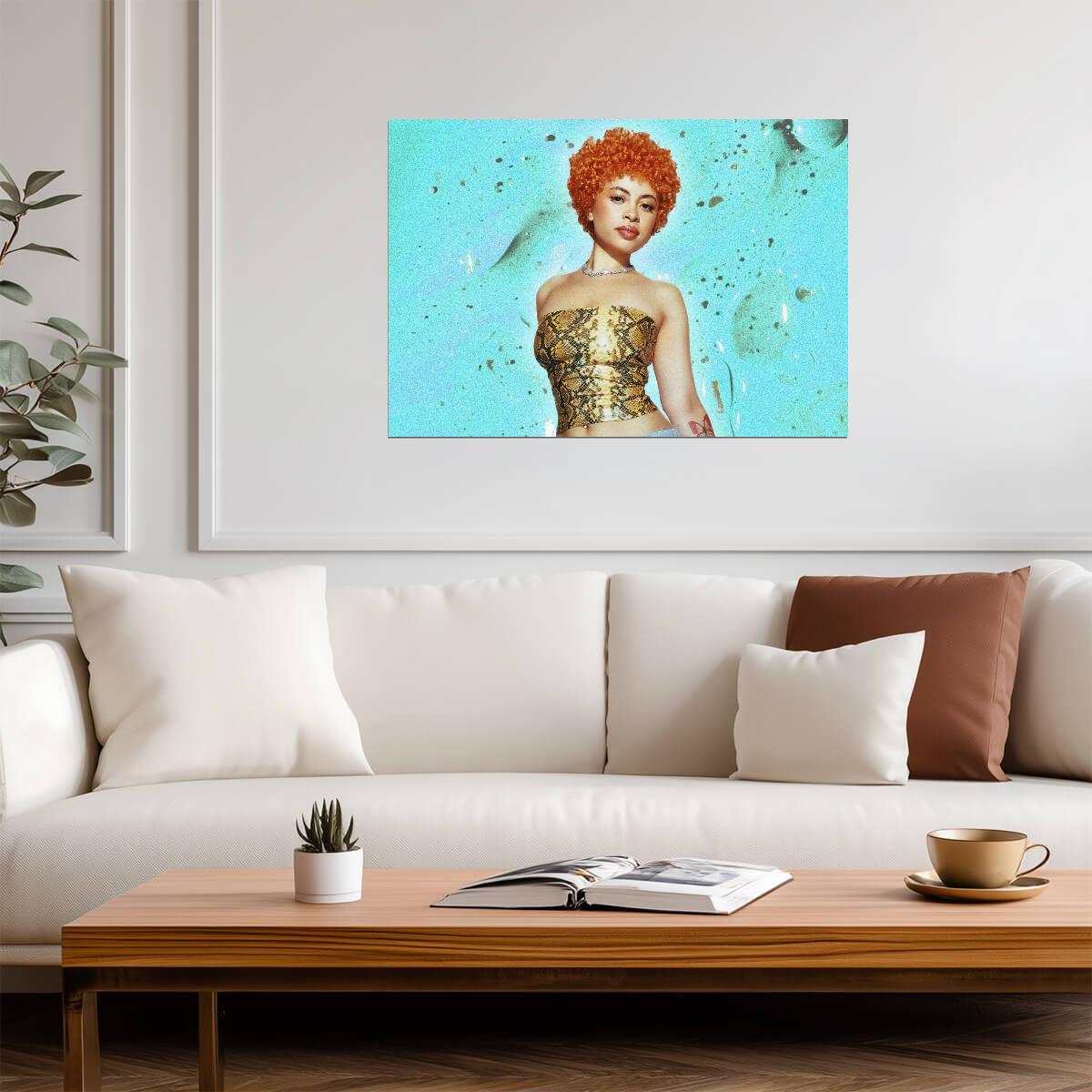 Ice Spice | Stylized Art | Hip Hop Fan Poster - Music Poster