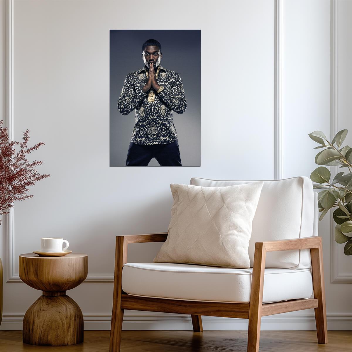 Meek Mill Print | Hip Hop Rap Poster - Music Poster