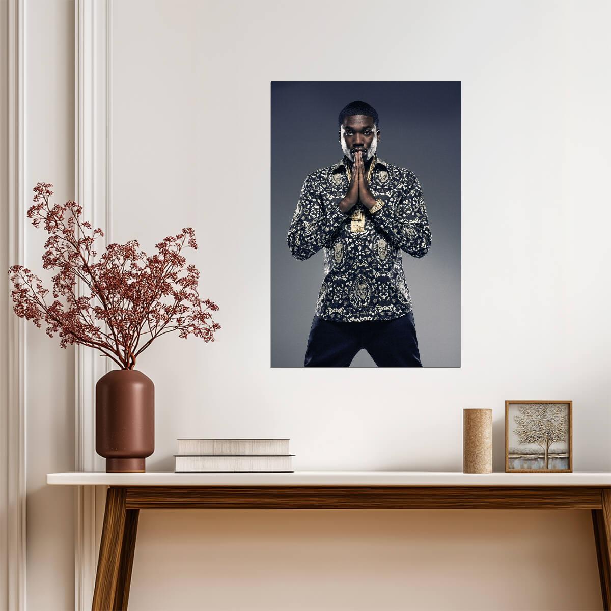 Meek Mill Print | Hip Hop Rap Poster - Music Poster