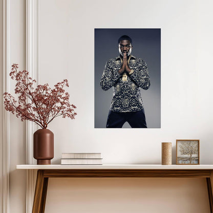 Meek Mill Print | Hip Hop Rap Poster - Music Poster