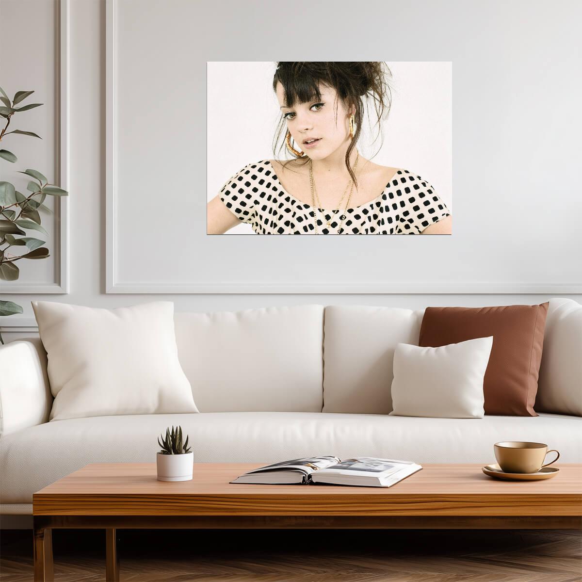 Lily Allen Wall Art | Pop Singer Poster - Music Poster