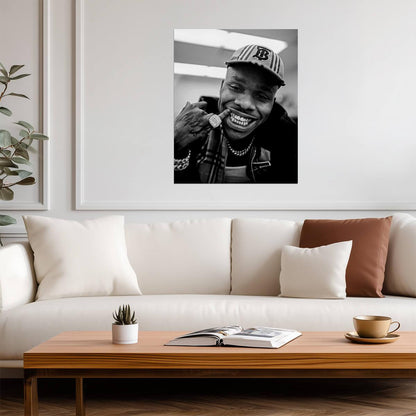 DaBaby | Hip Hop Artist | Rapper Portrait Poster - Music Poster