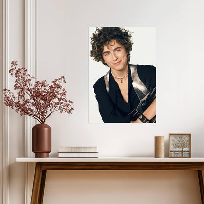 Timothee Chalamet Fashion Photoshoot | Modern Actor Poster | Celebrity Wall Art - Celebrities Poster