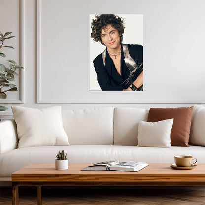 Timothee Chalamet Fashion Photoshoot | Modern Actor Poster | Celebrity Wall Art - Celebrities Poster