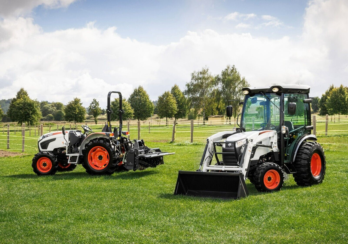 Bobcat CT2535 Compact Tractor | Farm & Landscaping Equipment Poster | Tractor with Front Loader Art - Cars Poster