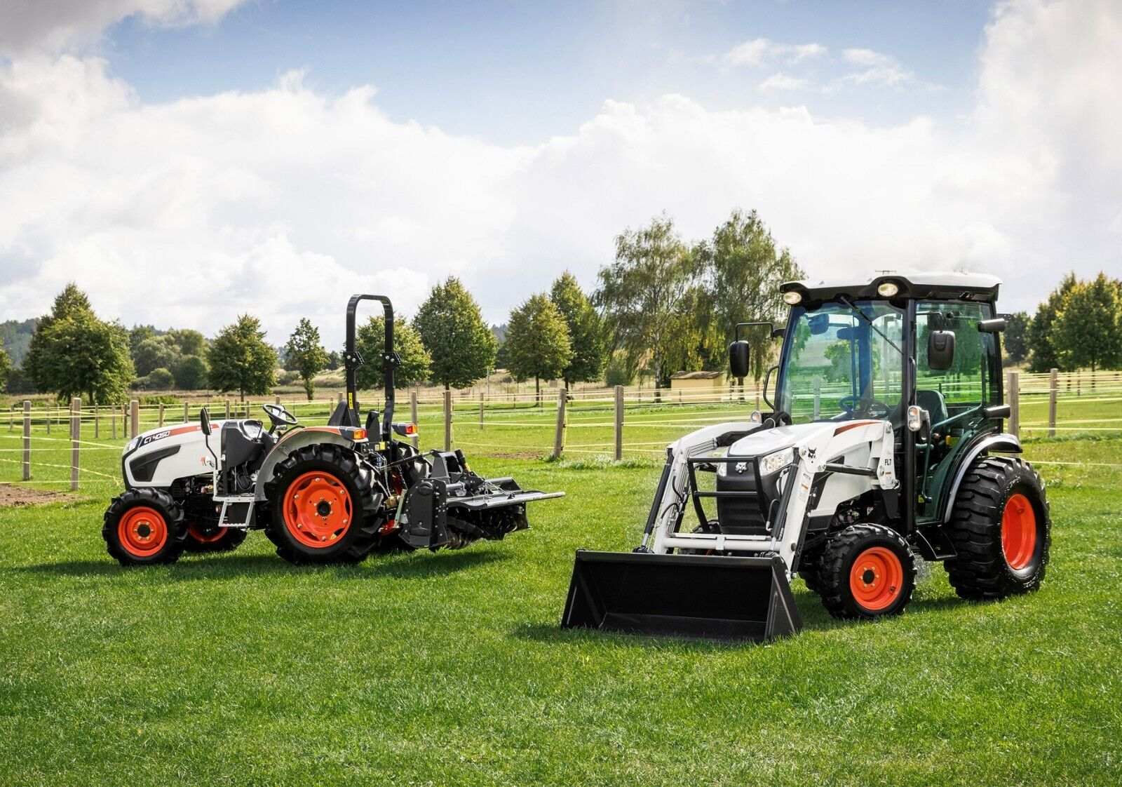 Bobcat CT2535 Compact Tractor | Farm & Landscaping Equipment Poster | Tractor with Front Loader Art - Cars Poster