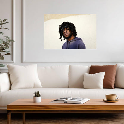 6lack Studio Portrait | Music Poster | R&B Singer Wall Decor - Music Poster